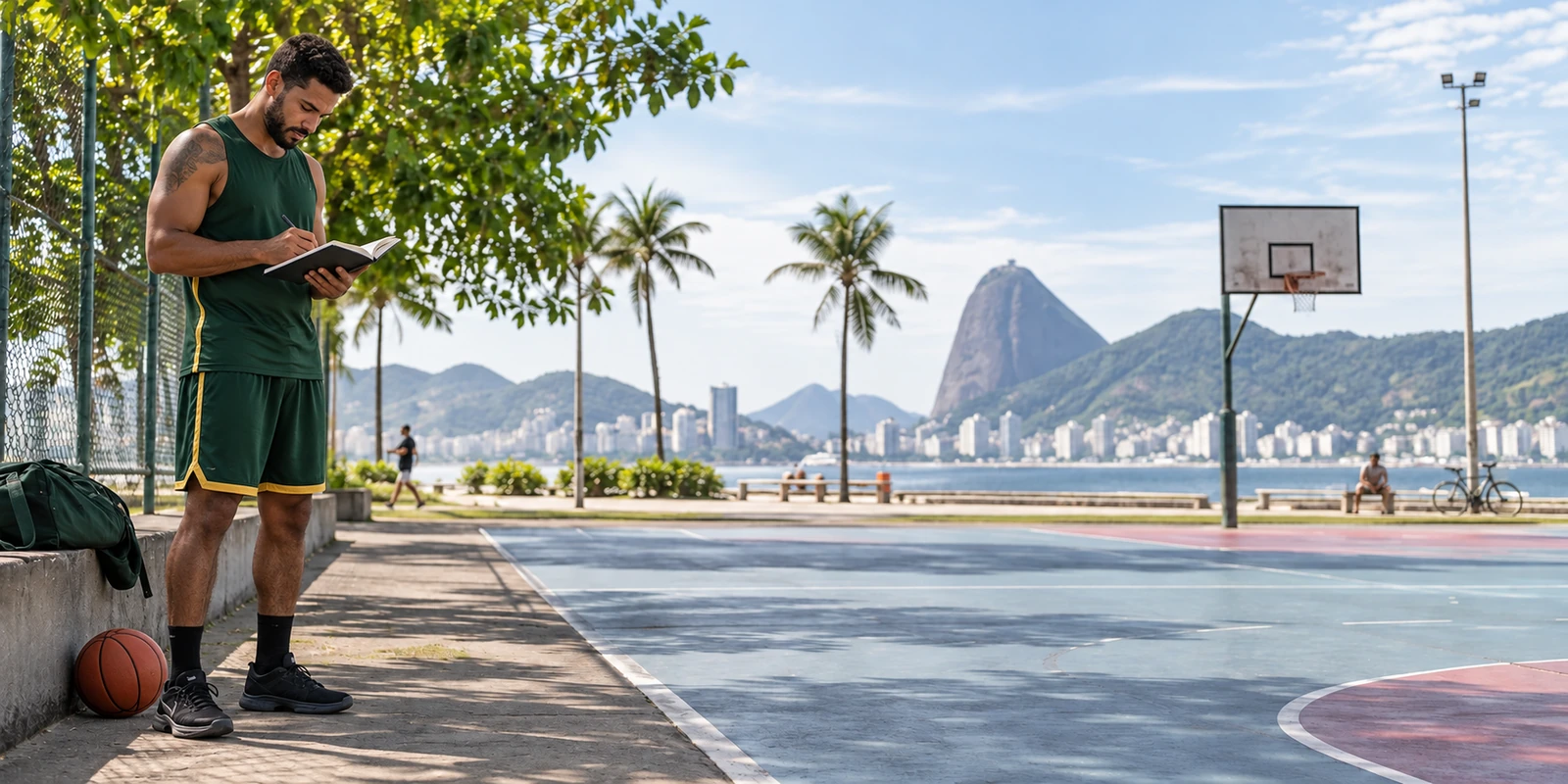 Cena ilustrativa com pessoa adulta fictícia no Brasil